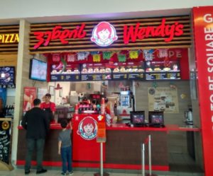 A Wendys in the country of Georgia