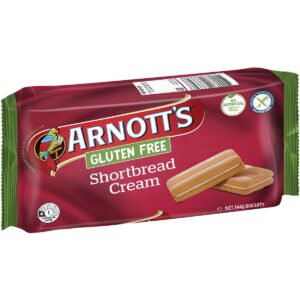 Arnott's Gluten Free Shortbread Cream Biscuits 144g