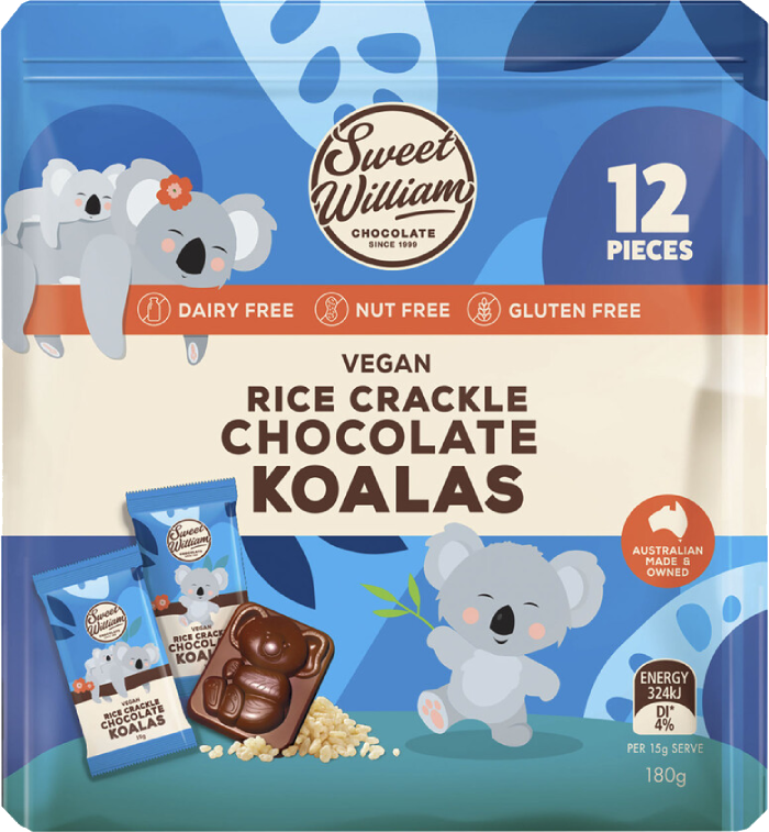 Sweet William Rice Crackle Chocolate Koala