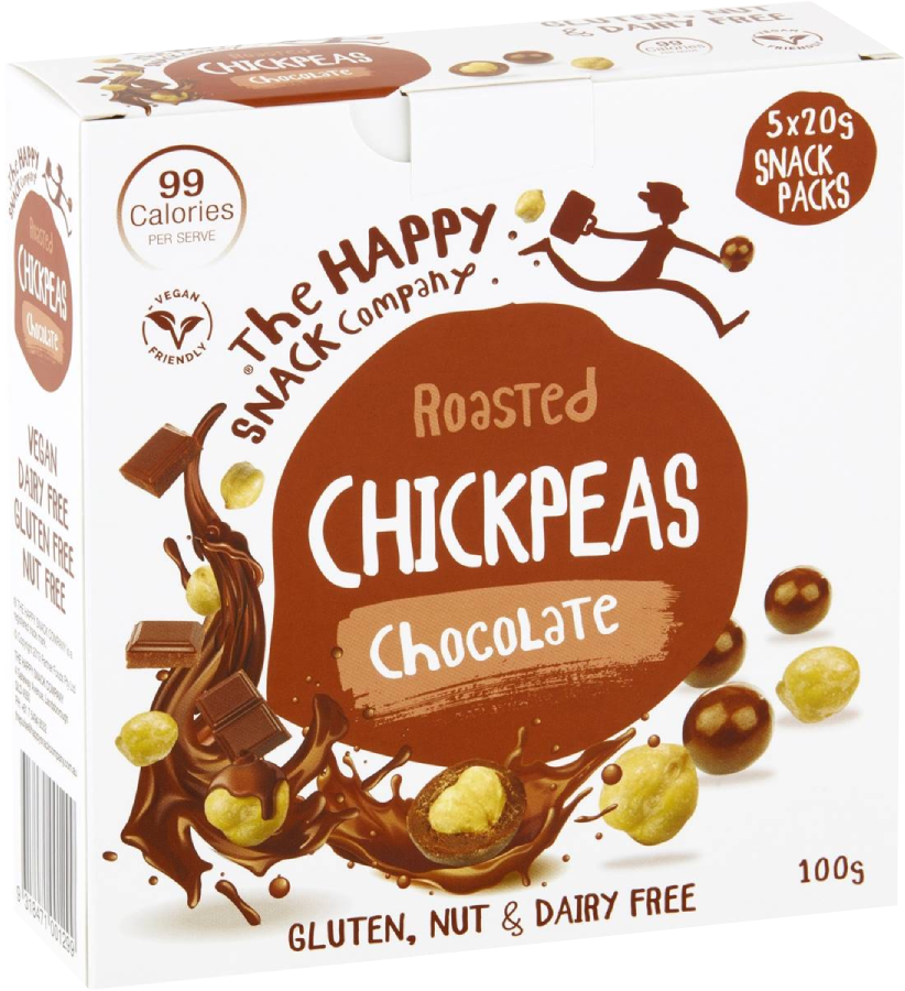 The Happy Snack Company Chickpeas Chocolate