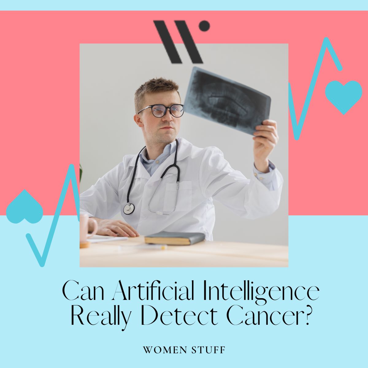 Can Artificial Intelligence Really Detect Cancer Banner Image - the Caucasian male doctor diagnoses the patient based on his tests and the x-ray